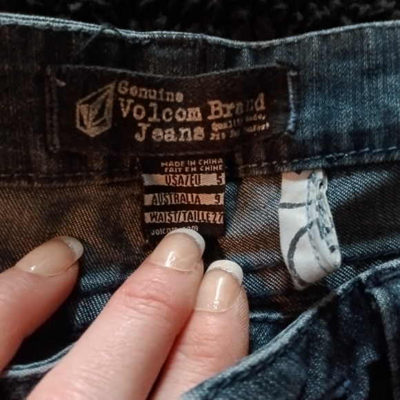 Volcom skinny sz 5 jeans - Picture 4 of 6